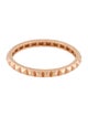 Ring 18K Pyramid Spike Band Ring