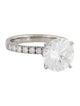 Ring Platinum 5.01ct. Lab-Grown Diamond Engagement Ring
