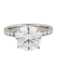 Ring Platinum 5.01ct. Lab-Grown Diamond Engagement Ring
