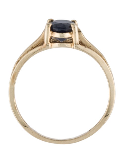 Ring 10K Sapphire Cocktail Ring