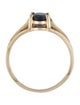 Ring 10K Sapphire Cocktail Ring