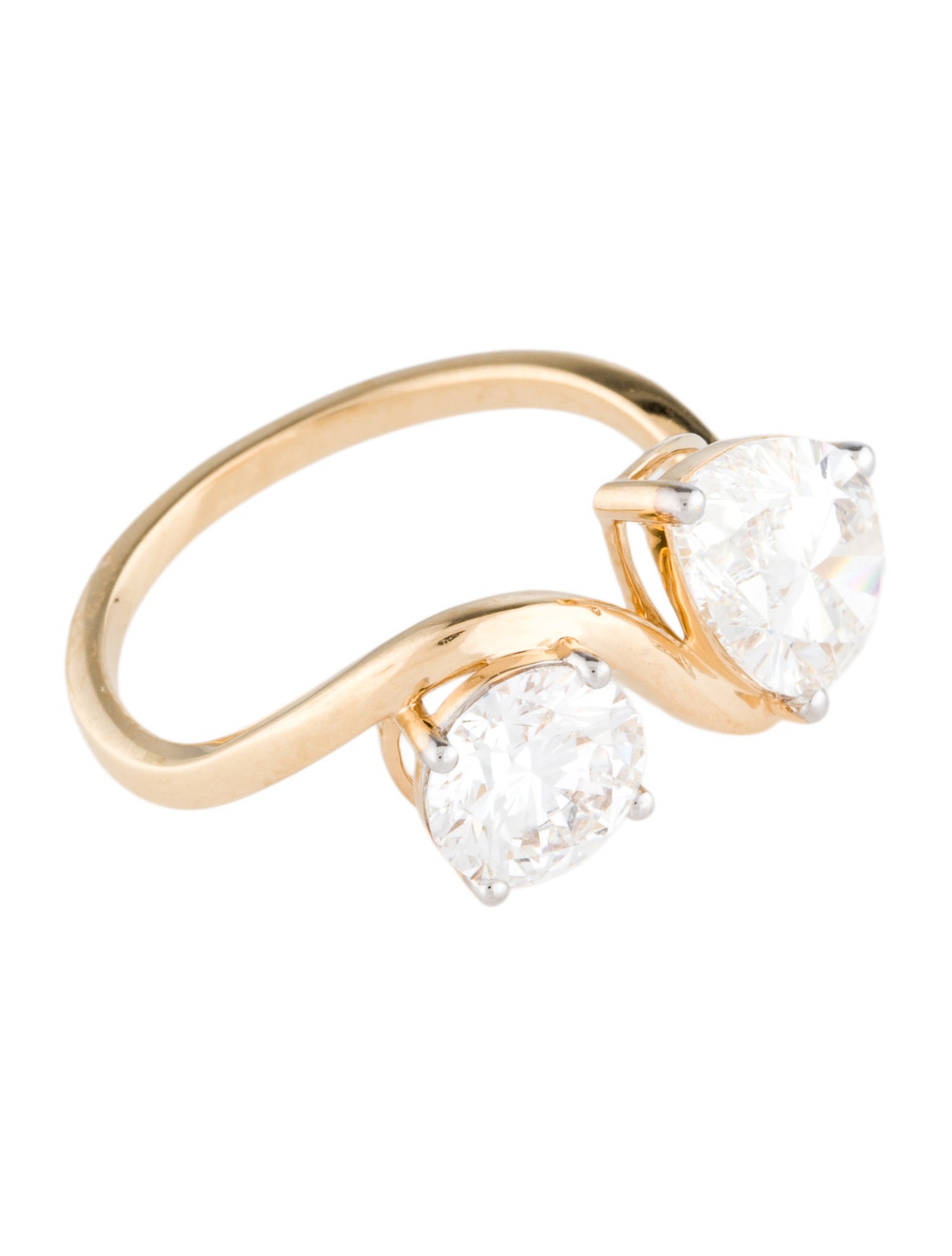 Ring 18K 3.08ctw Lab-grown Diamond Cocktail Ring