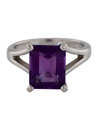 Ring 14K 2.89ct Amethyst Cocktail Ring