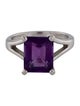 Ring 14K 2.89ct Amethyst Cocktail Ring