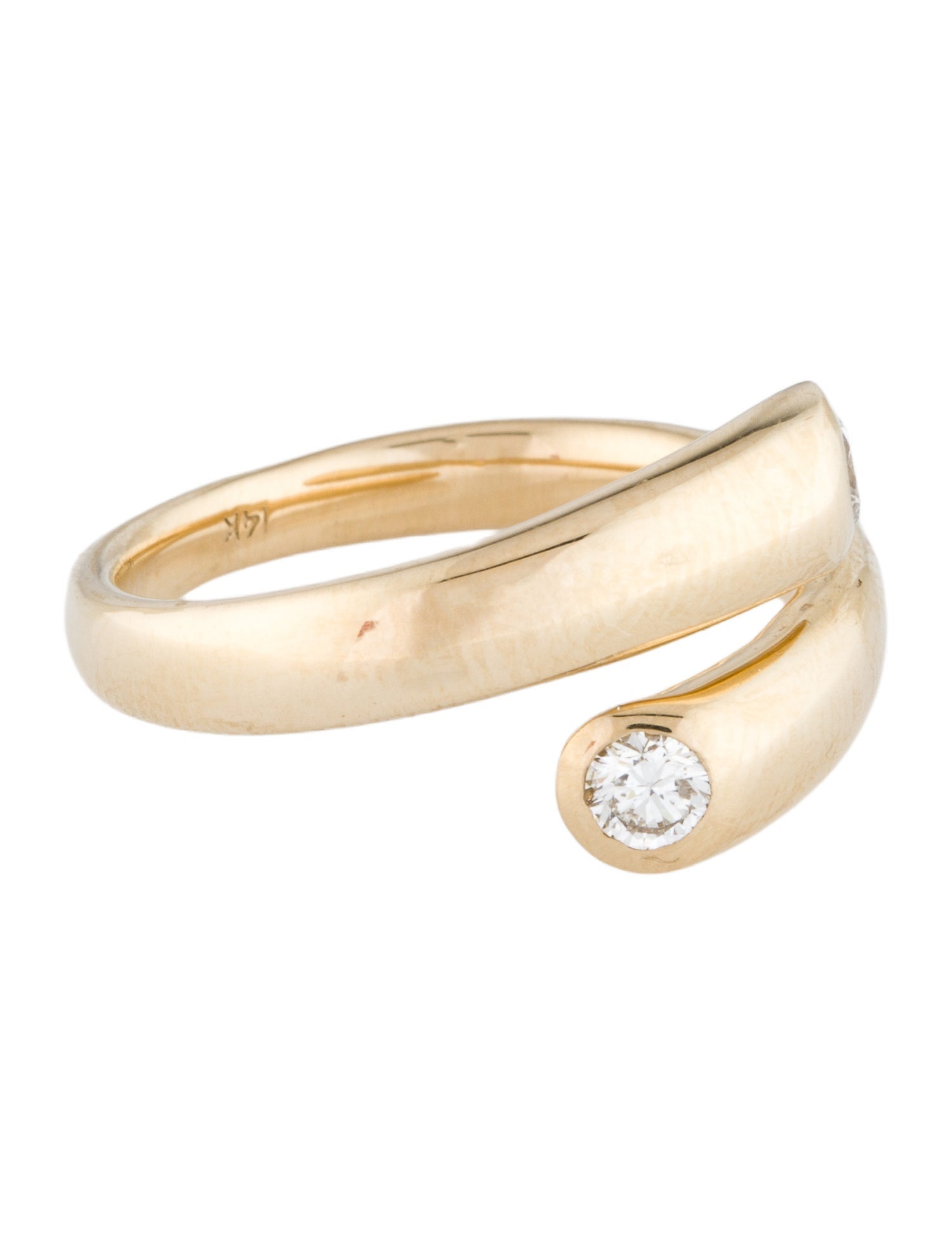 Ring 14K Diamond Bypass