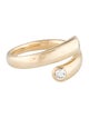 Ring 14K Diamond Bypass Ring