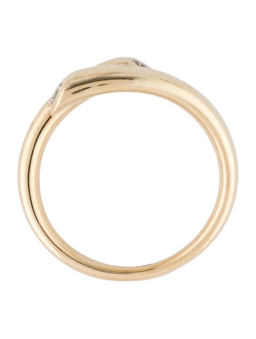 Ring 14K Diamond Bypass Ring