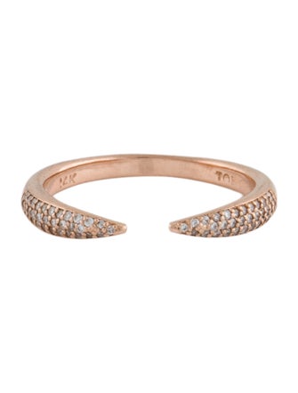 Ring 14K Diamond Open Band