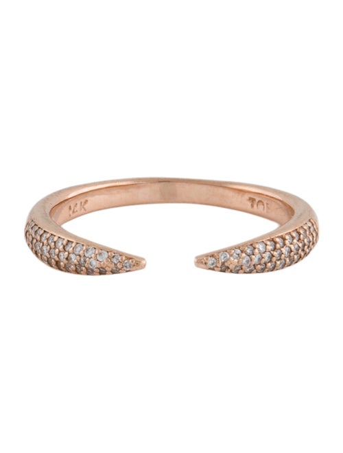 Ring 14K Diamond Open Band