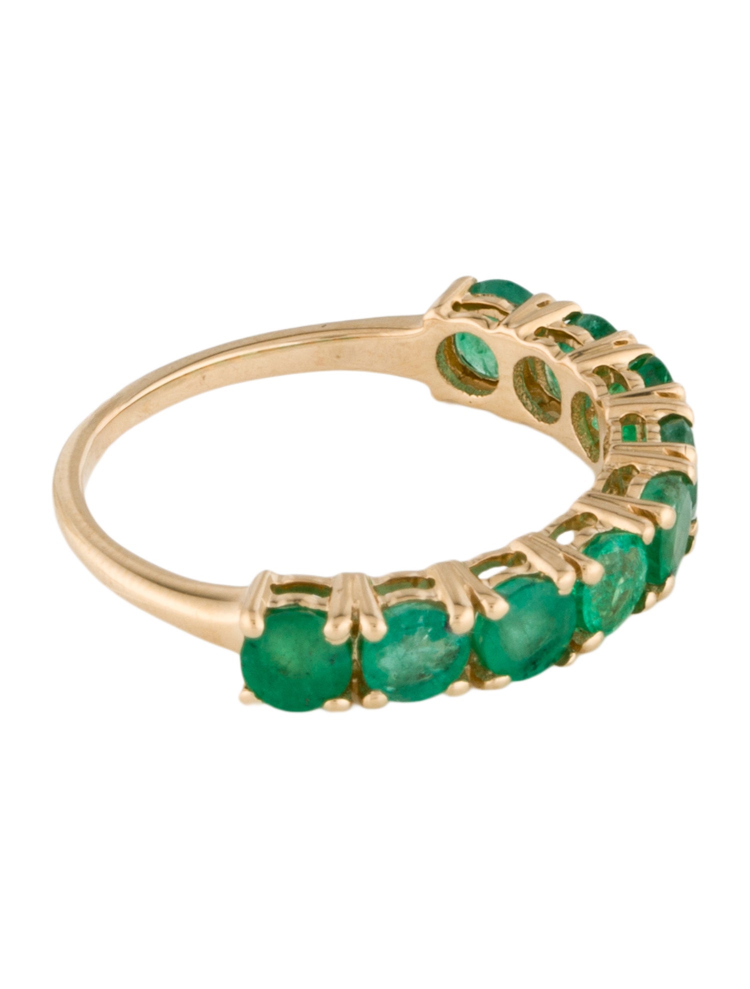Ring 14K 1.35ctw Emerald Band