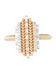 Ring 14K Diamond Chevron Cocktail Ring
