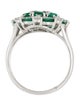 Ring 18K Emerald & Diamond Cocktail Ring