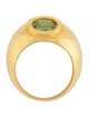 Ring 18K Topaz & Peridot Domed Cocktail Ring