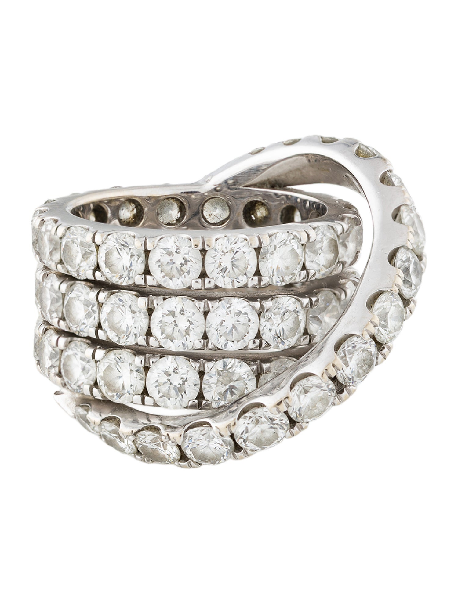 Ring 18K 17.95ctw Diamond Eternity Band