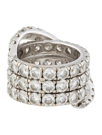 Ring 18K 17.95ctw Diamond Eternity Band