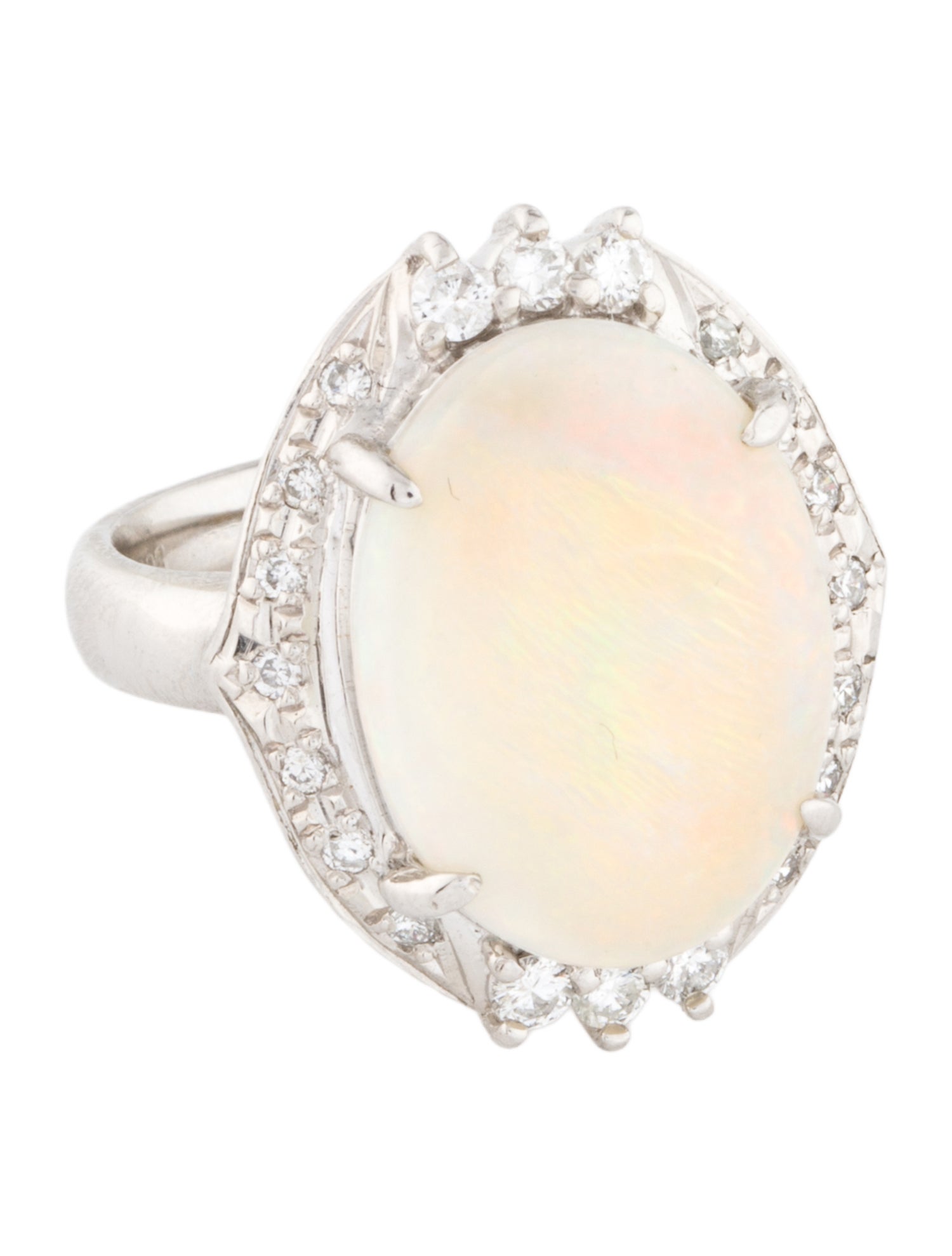 Ring 14K Diamond Link Band