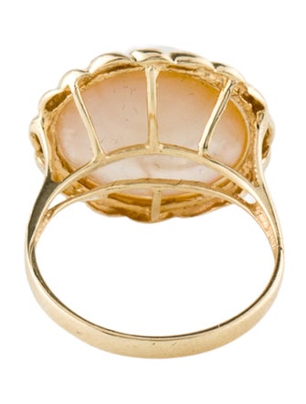 Ring 14K Mabé Pearl Cocktail Ring
