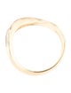 Ring 14K Diamond Curved Band