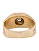 Ring 14K Diamond Signet Ring