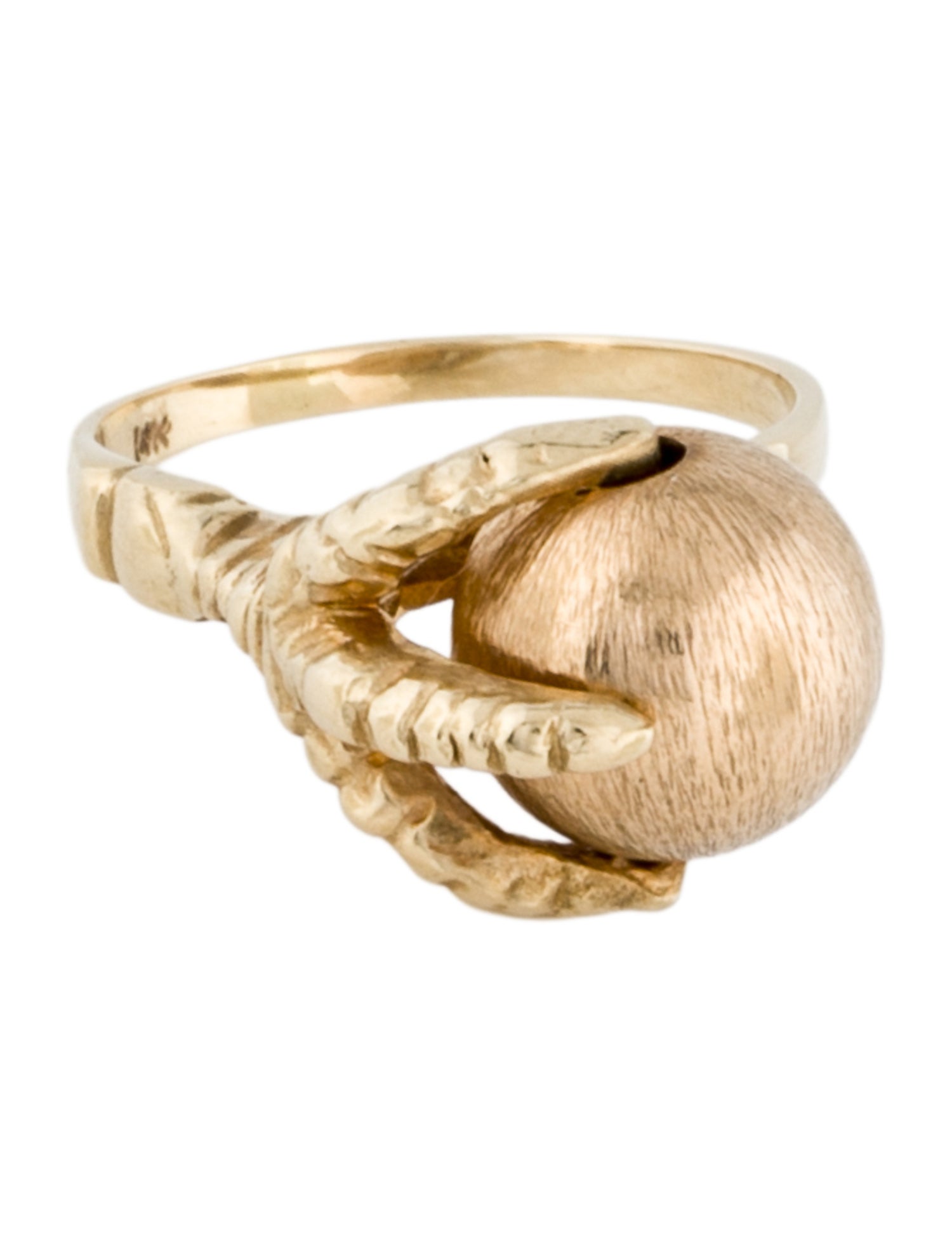 Ring 14K Claw Cocktail
