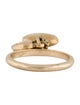 Ring 14K Double Heart Charm Cocktail Ring