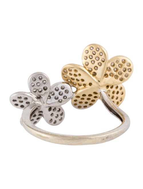 Ring 14K Diamond Flower Ring