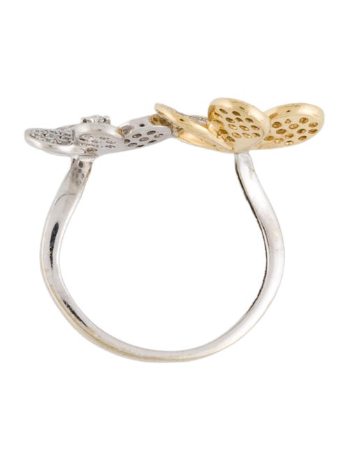 Ring 14K Diamond Flower Ring