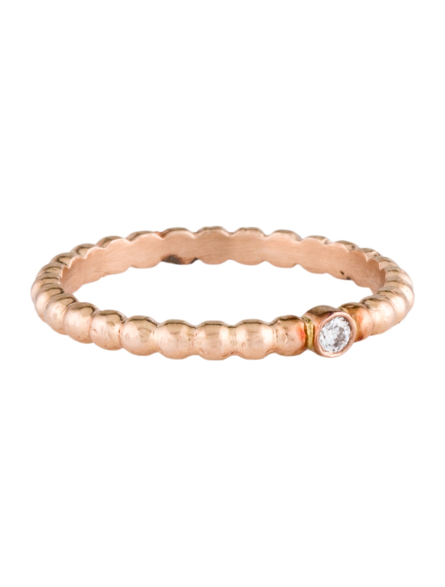 Ring 14K Diamond Stacking Band