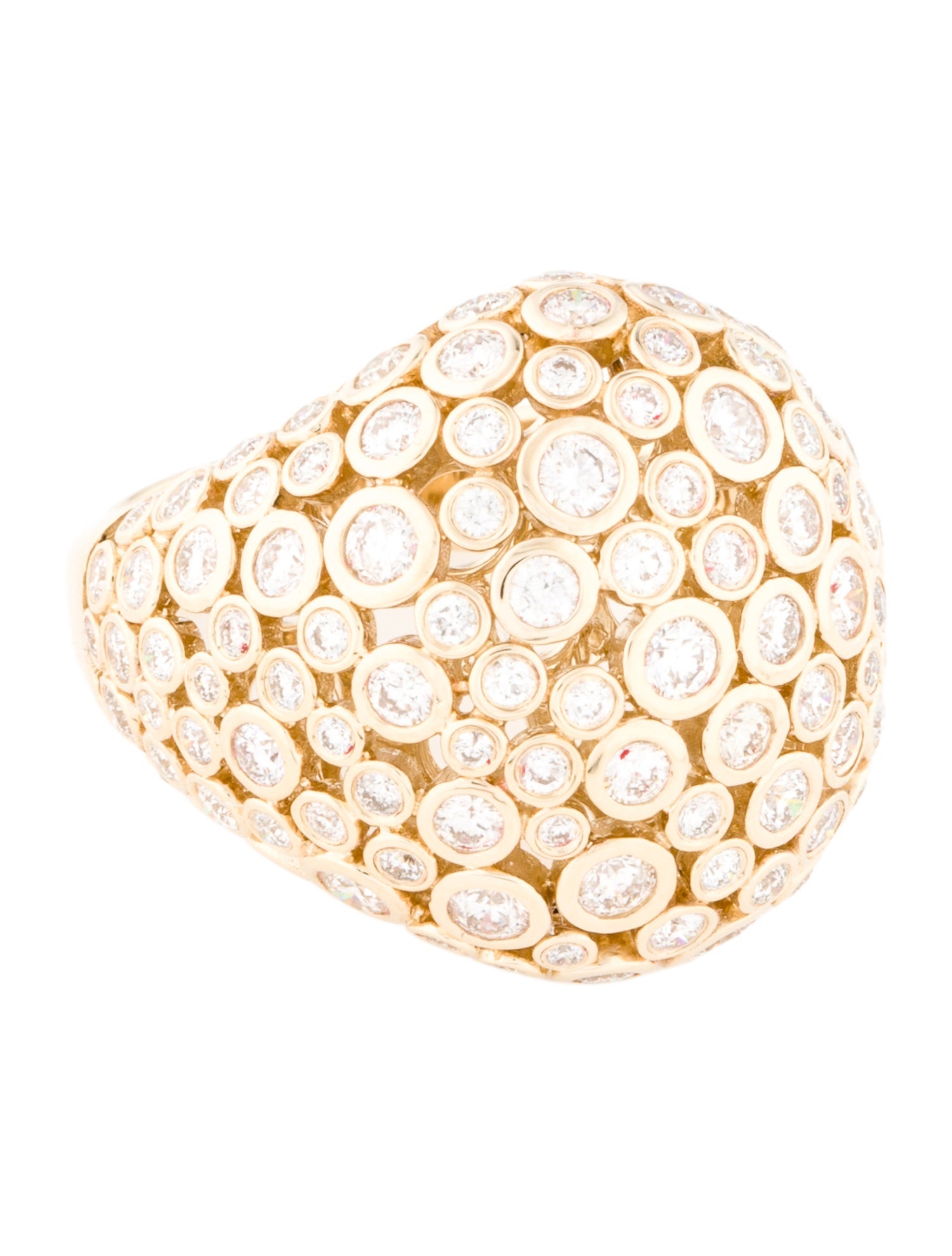 Ring 14K 3.50ctw Diamond Cocktail