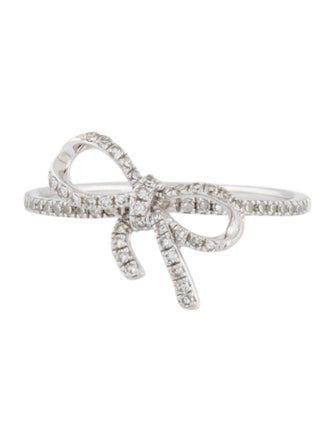 Ring 18K Diamond Bow Ring