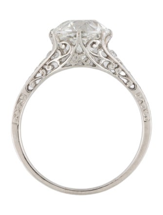 Ring Platinum 3.27ct Lab-Grown Diamond Cocktail Ring