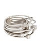 Ring 18K Diamond Multi-Row Wire Crossover Band