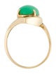 Ring 14K Chrysoprase Cocktail Ring