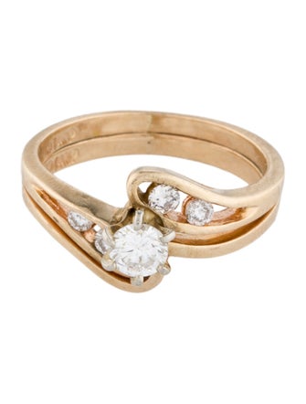 Ring 14K Diamond Cocktail Ring