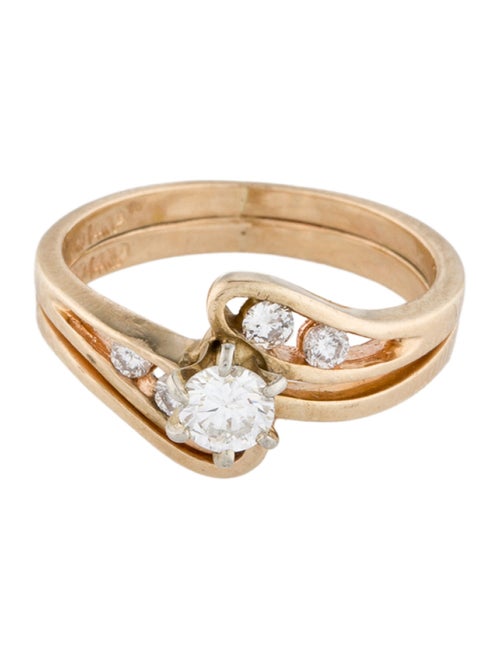 Ring 14K Diamond Cocktail Ring