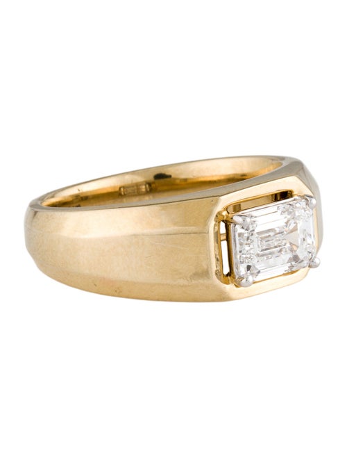 Ring 14K 1.85ctw Lab-Grown Diamond Signet Ring