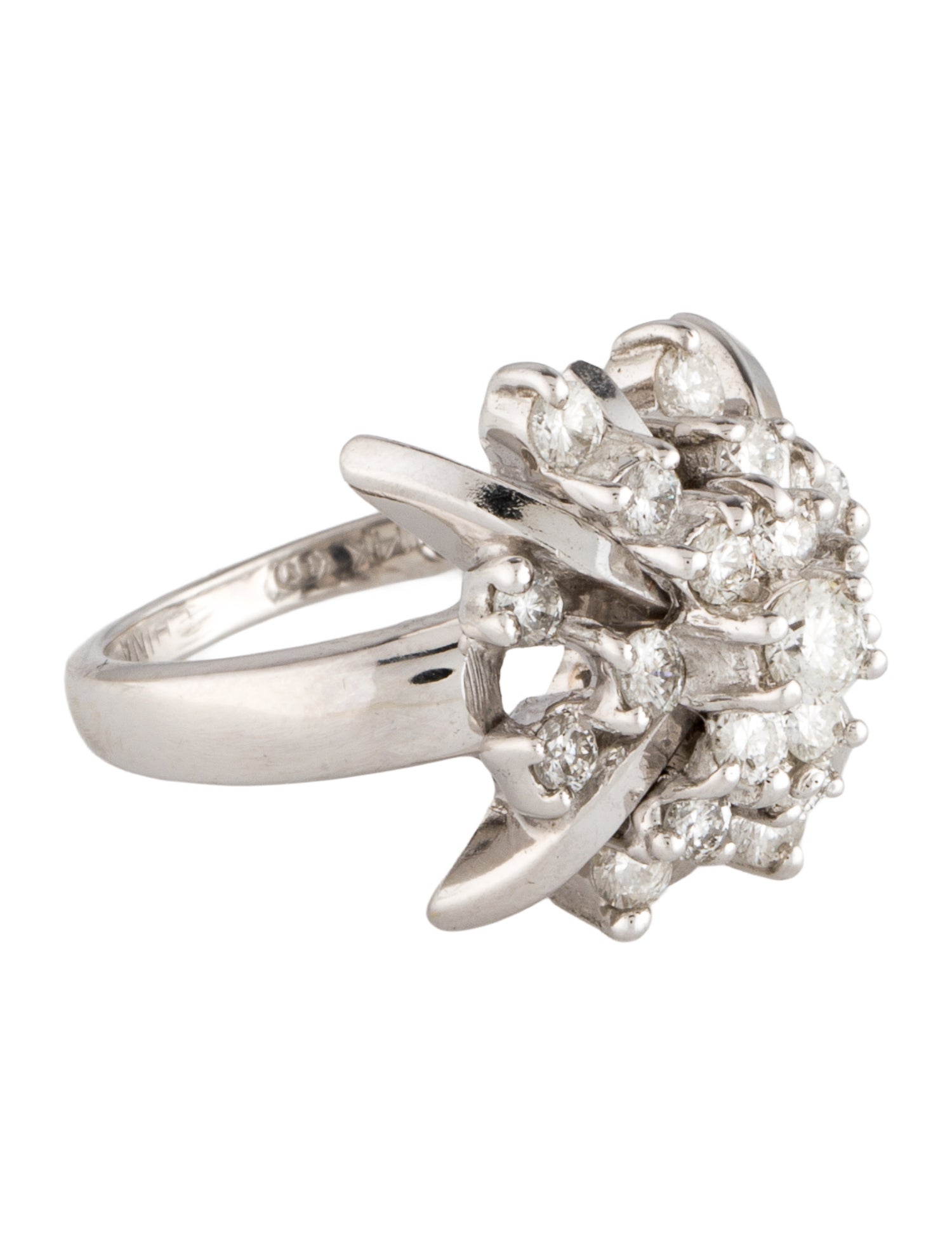 Ring 14K Diamond Cocktail Ring