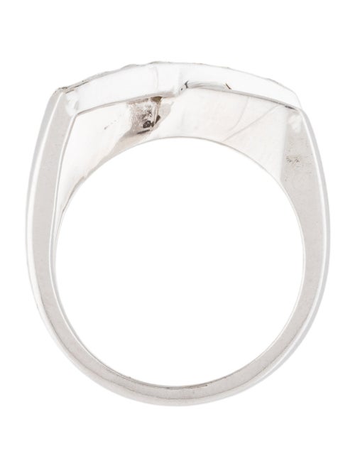 Ring 14K Diamond Crossover Cocktail Ring