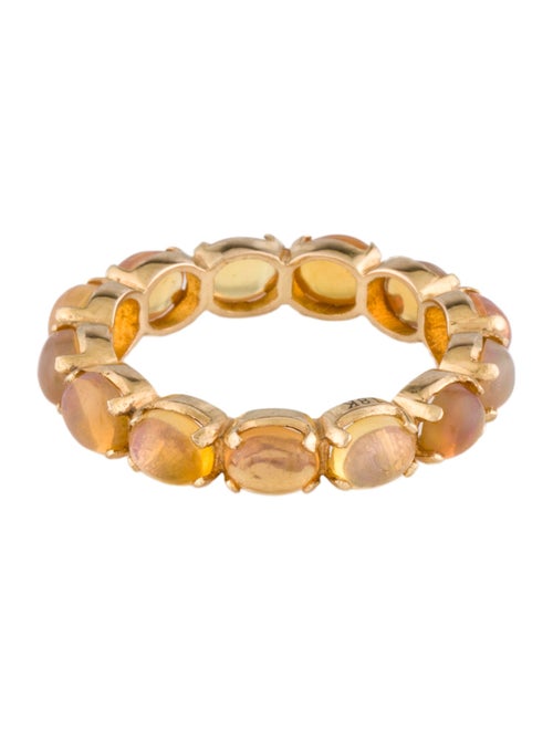 Ring 18K 3.51ctw Opal Eternity Band