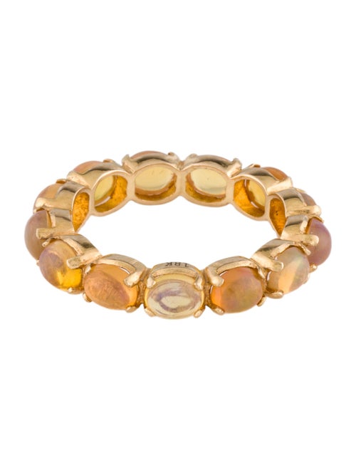 Ring 18K 3.51ctw Opal Eternity Band