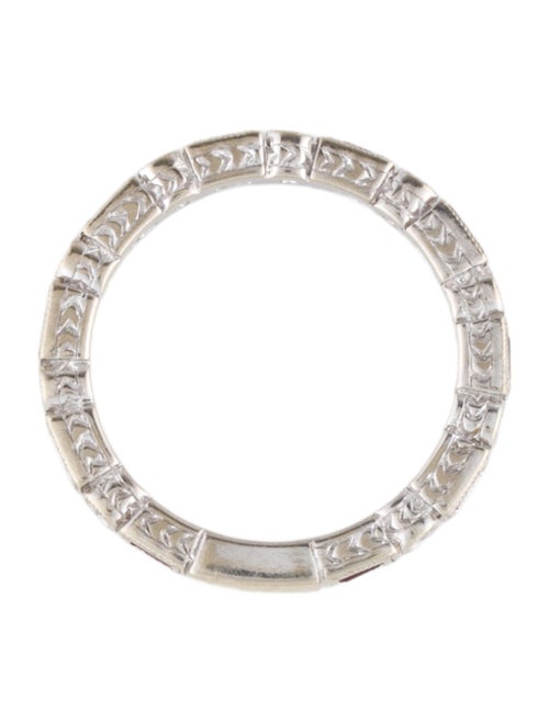 Ring 14K Ruby & Diamond Band