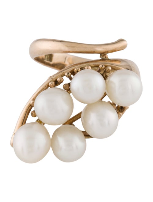 Ring 14K Pearl Cocktail Ring