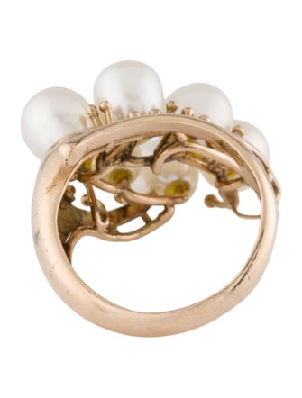 Ring 14K Pearl Cocktail Ring