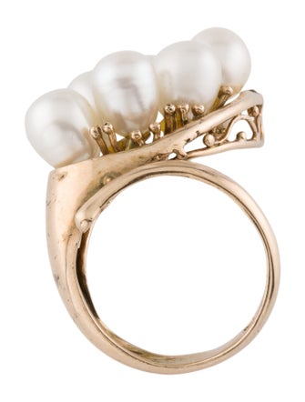 Ring 14K Pearl Cocktail Ring