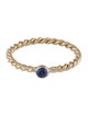 Ring 18K Sapphire Twisted Band