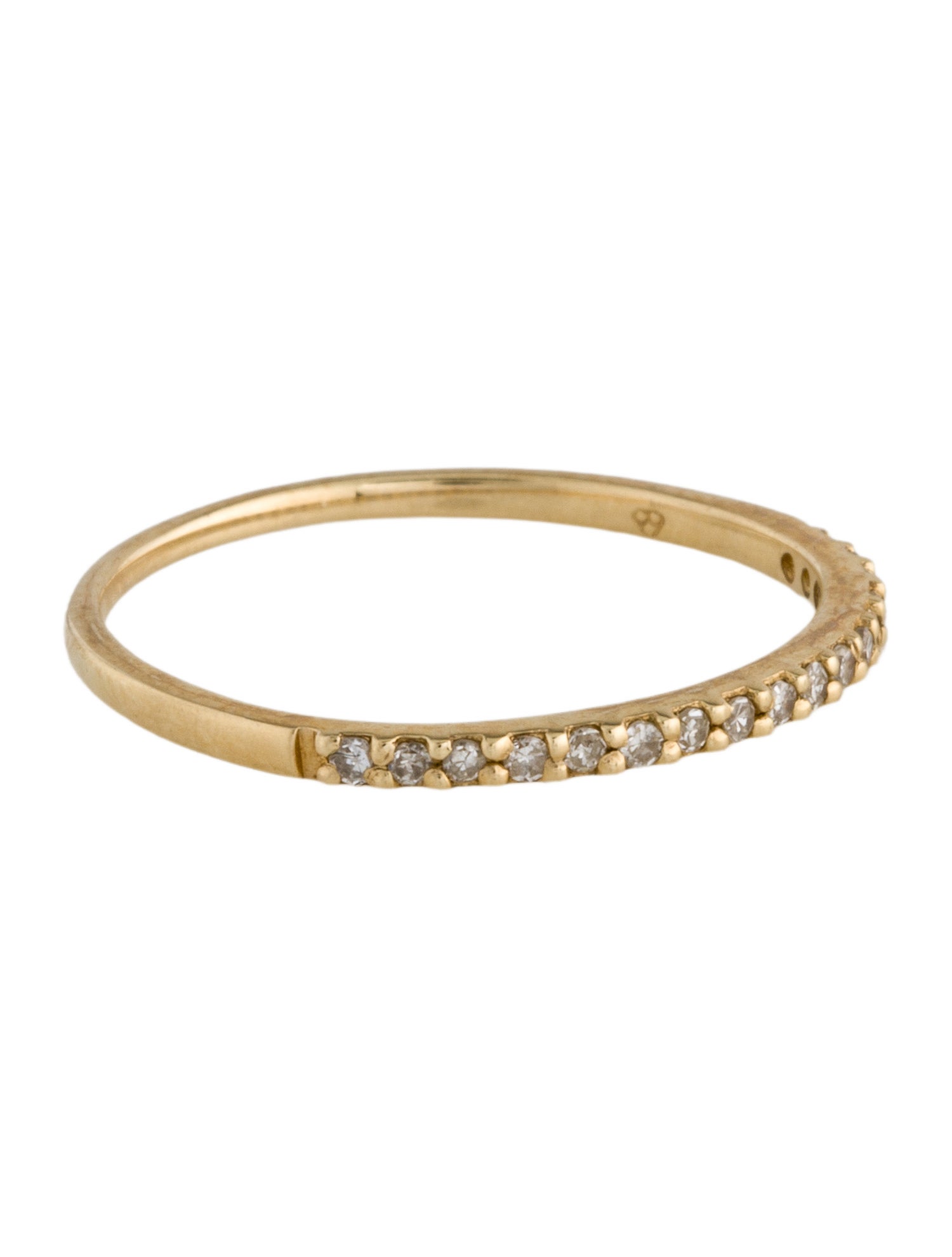 Ring 14K Diamond Half Eternity Band