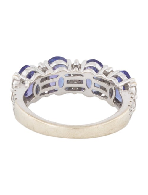 Ring 14K 3.08ctw Tanzanite & Diamond Band