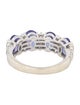 Ring 14K 3.08ctw Tanzanite & Diamond Band