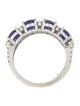 Ring 14K 3.08ctw Tanzanite & Diamond Band