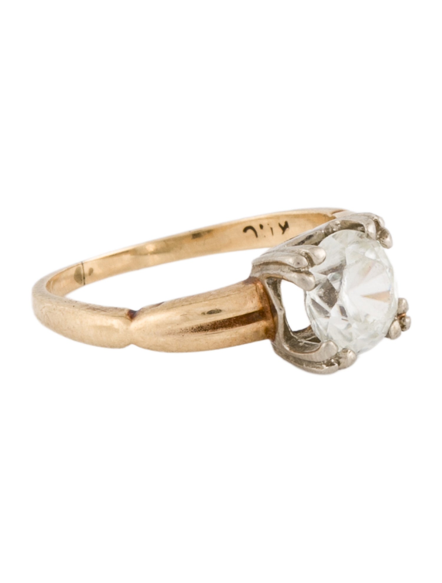 Ring 10K 1.37ct Zircon Cocktail